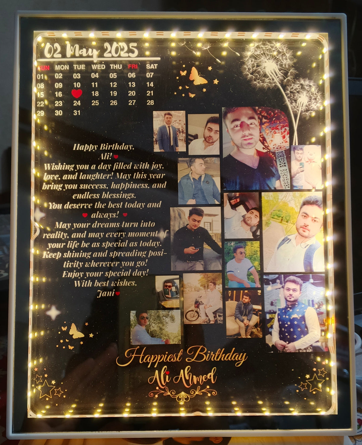 Magic Mirror LED Photo Frame